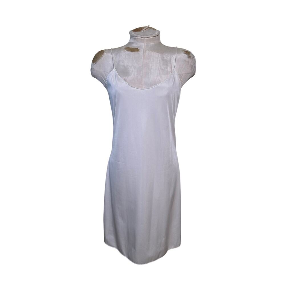 Vintage Vanity Fair Full Slip Dress beige womens sleepwear 100% Nylon